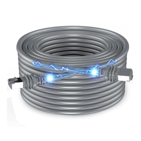 Starlink Gen 3 Cable 100FT Waterproof Cable for Rectangular Satellite RJ-45 - Picture 1 of 8